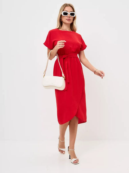 Carmine Midi Dress