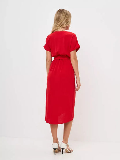 Carmine Midi Dress