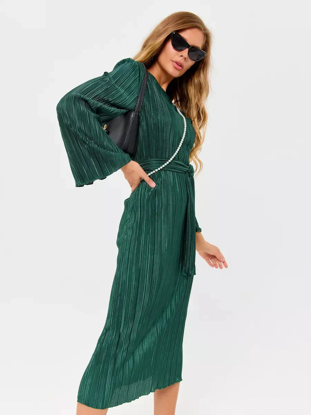 Emerald Midi Dress