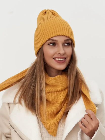 Marigold Beanie & Scarf Set
