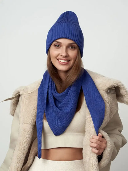 Violet Beanie & Scarf Set