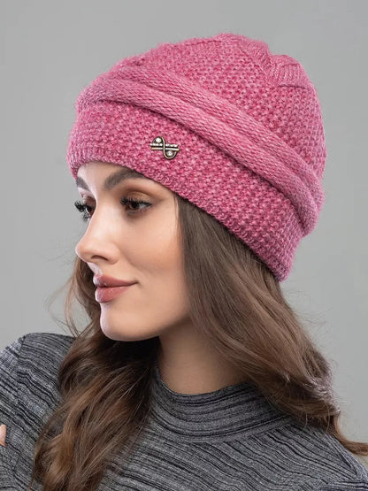 Cranberry Knitted Hat
