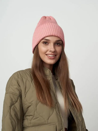 Peach Blossom Beanie & Scarf Set
