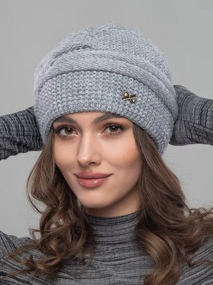 Silver Knitted Hat