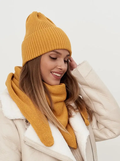 Marigold Beanie & Scarf Set