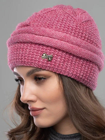 Cranberry Knitted Hat