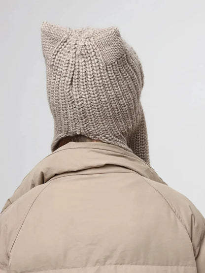 Taupe Knitted Hat