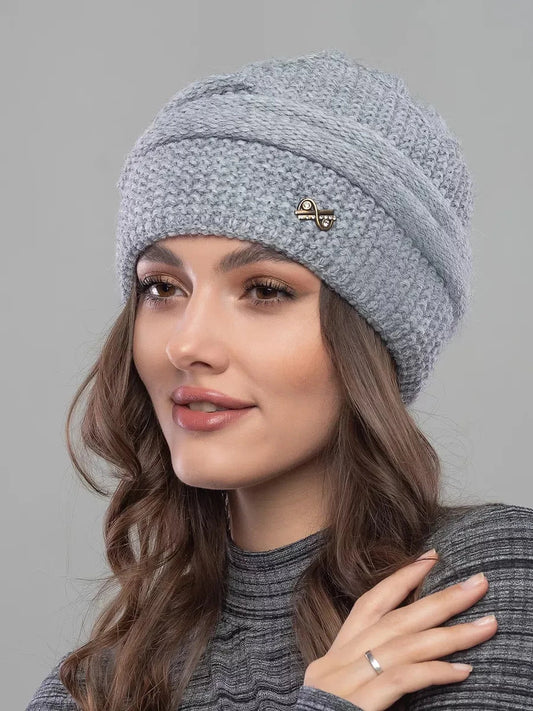 Silver Knitted Hat