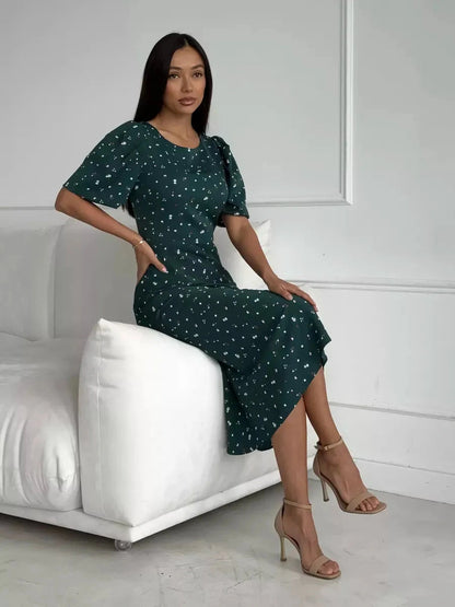 Emeraldine Midi Dress