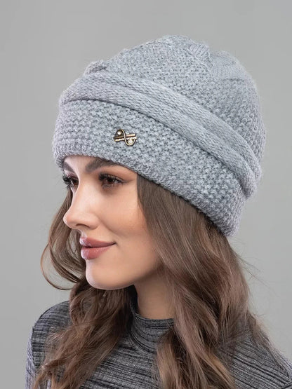 Silver Knitted Hat