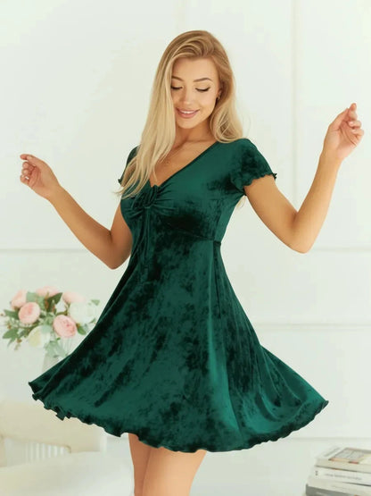 Emerald Mini Dress