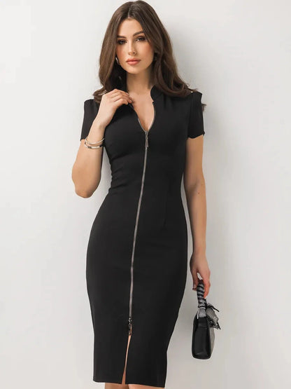 Noir Midi Dress